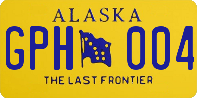 AK license plate GPH004