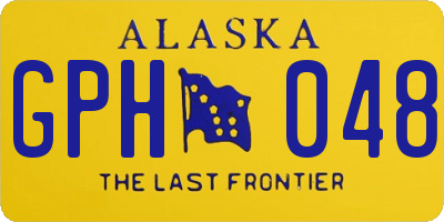 AK license plate GPH048