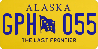 AK license plate GPH055