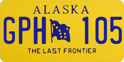 AK license plate GPH105