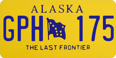 AK license plate GPH175