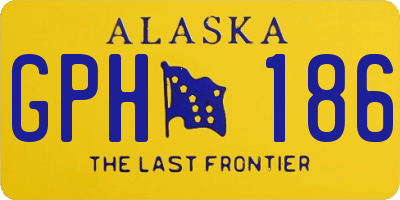 AK license plate GPH186