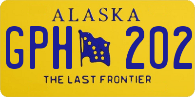 AK license plate GPH202