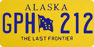 AK license plate GPH212
