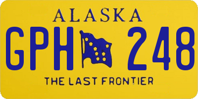 AK license plate GPH248