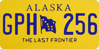 AK license plate GPH256