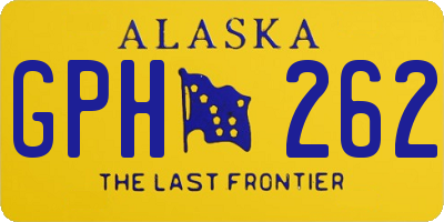 AK license plate GPH262