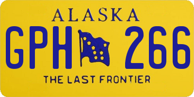 AK license plate GPH266