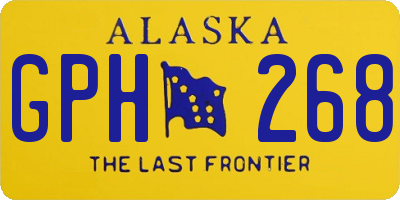 AK license plate GPH268