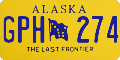 AK license plate GPH274