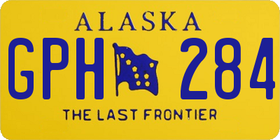 AK license plate GPH284