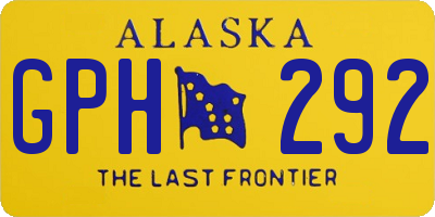 AK license plate GPH292