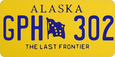 AK license plate GPH302