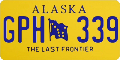 AK license plate GPH339
