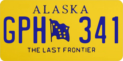 AK license plate GPH341
