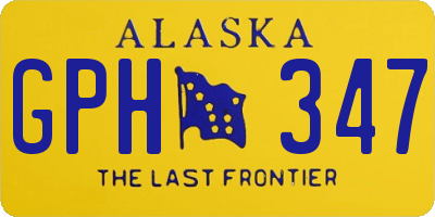 AK license plate GPH347