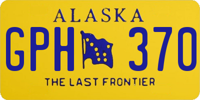 AK license plate GPH370