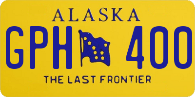 AK license plate GPH400