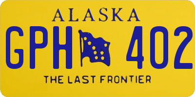 AK license plate GPH402