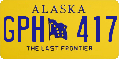 AK license plate GPH417