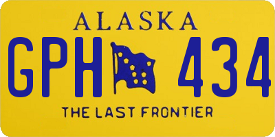 AK license plate GPH434