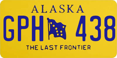 AK license plate GPH438
