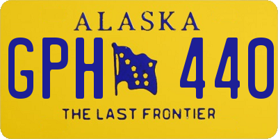 AK license plate GPH440