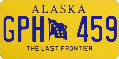 AK license plate GPH459