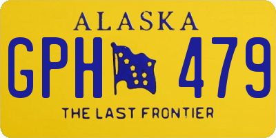 AK license plate GPH479