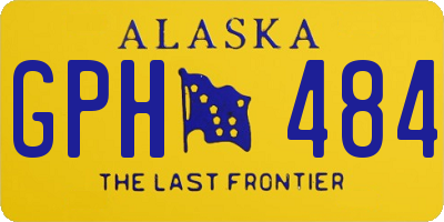 AK license plate GPH484