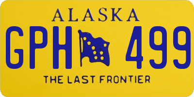 AK license plate GPH499
