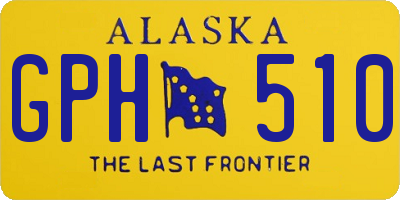 AK license plate GPH510