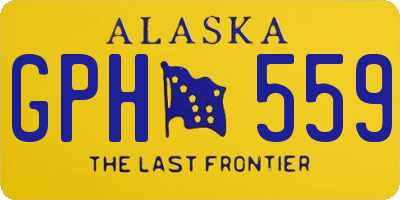AK license plate GPH559
