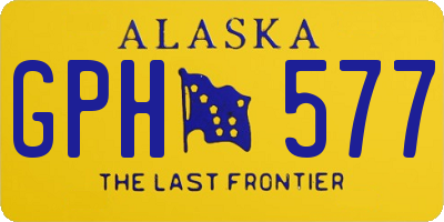 AK license plate GPH577