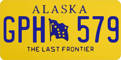 AK license plate GPH579