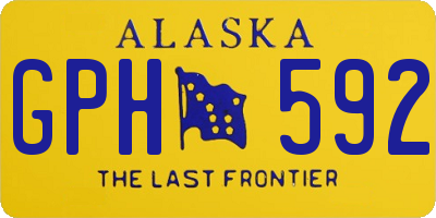 AK license plate GPH592