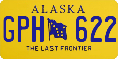 AK license plate GPH622