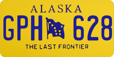 AK license plate GPH628