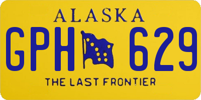 AK license plate GPH629