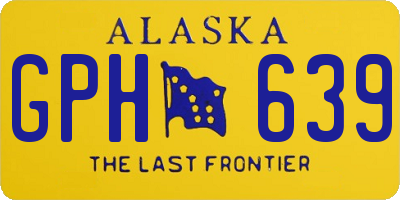 AK license plate GPH639