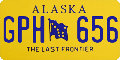 AK license plate GPH656
