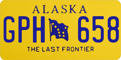 AK license plate GPH658