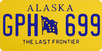 AK license plate GPH699