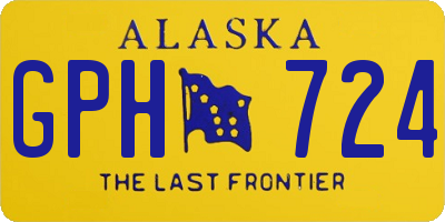 AK license plate GPH724