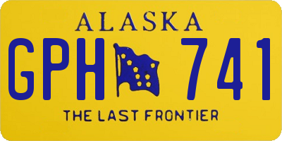 AK license plate GPH741
