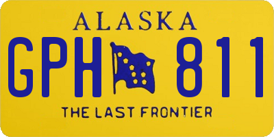 AK license plate GPH811