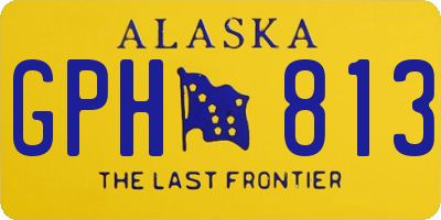 AK license plate GPH813