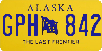 AK license plate GPH842