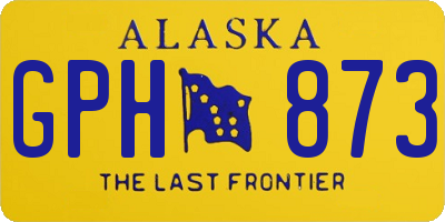 AK license plate GPH873