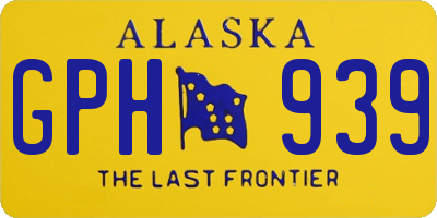 AK license plate GPH939